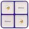 The Memory Company NFL 4 Section Square Ceramic Tray